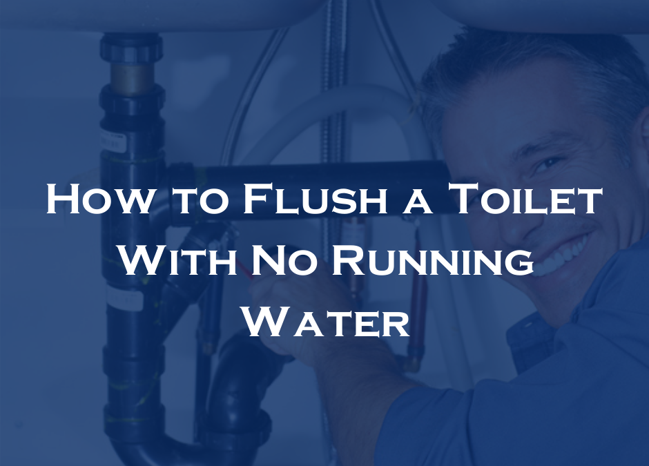 How to Flush a Toilet With No Running Water